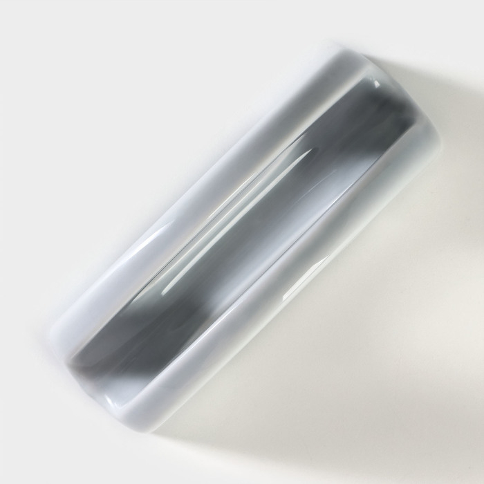 Салфетница фарфоровая «Акварель», цвет светло-серый Салфетница фарфоровая «Акварель», цвет светло-серый