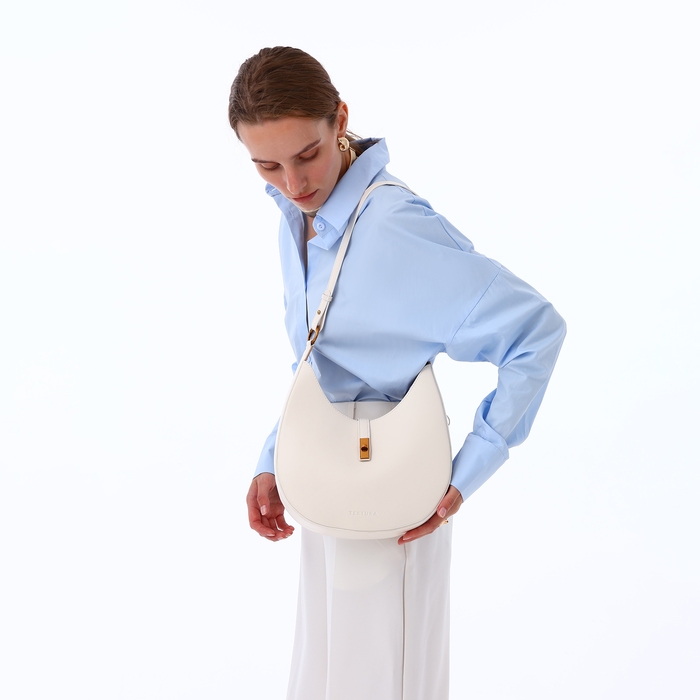 Сумка женская TEXTURA, косметичка, средний размер, цвет молочный Сумка женская TEXTURA, косметичка, средний размер, цвет молочный