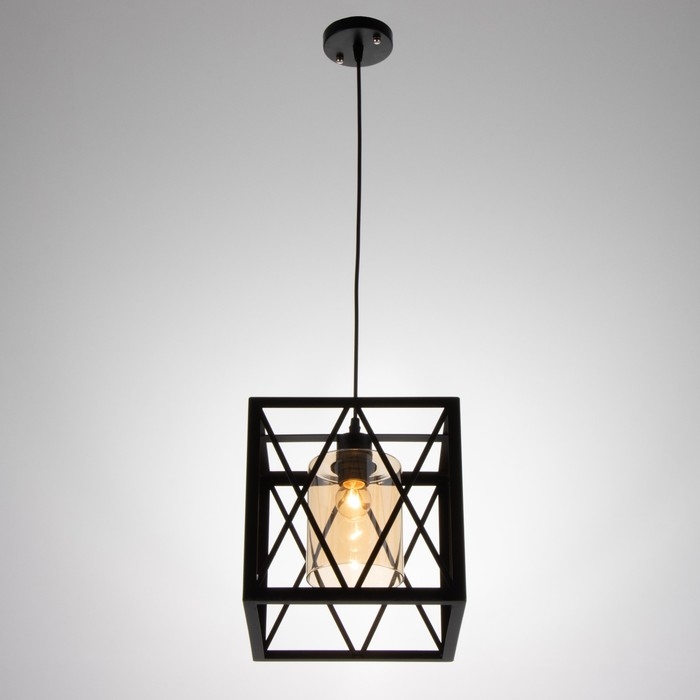 Светильник BayerLux Светильник BayerLux "Малевич" E27 40Вт черный 25х25х100 см