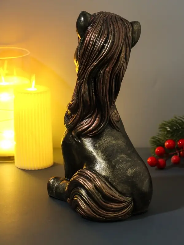 Копилка "Лошадь" 12х14,5х24,5 см, золото