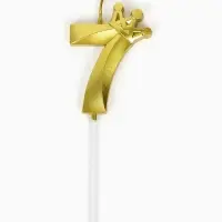 Свеча для торта "Корона" цифра 7