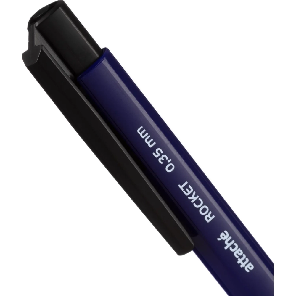 Ручка шариковая автоматическая Attache Rocket, д.ш. 0,5 мм, синяя