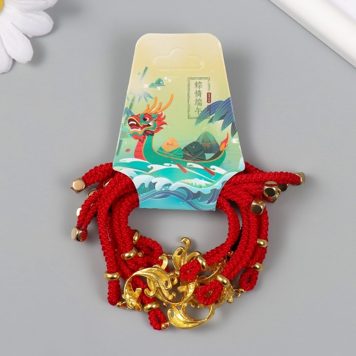 Браслет фен-шуй Браслет фен-шуй "Растительный узор" регулируемая длина