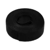 Лента-липучка для проводов 3000&times;20&times;1.5 мм ТУНДРА, чёрная, 1 шт.