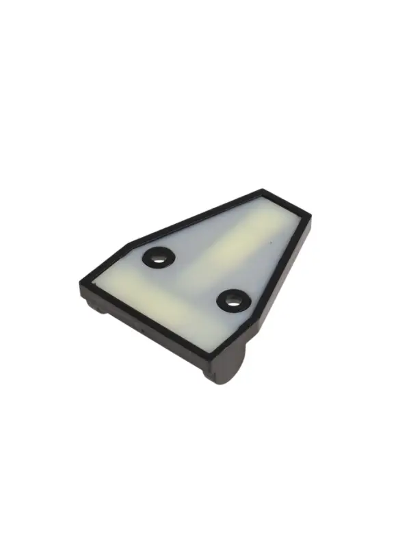 Уровень пластиковый ТУНДРА, мини, треугольный, 2 глазка