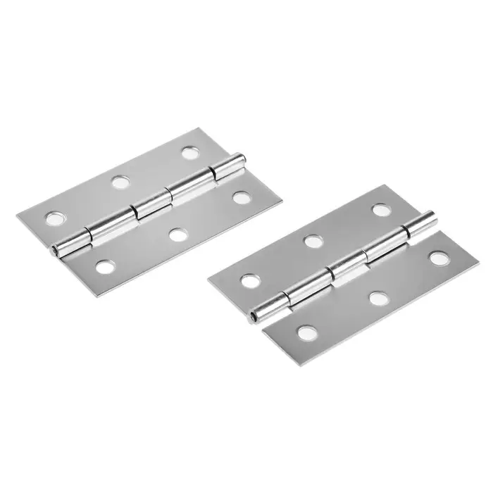 Петля накладная ТУНДРА, 60×37×0.9 мм, цвет хром, 2 шт. Петля накладная ТУНДРА, 60×37×0.9 мм, цвет хром, 2 шт.