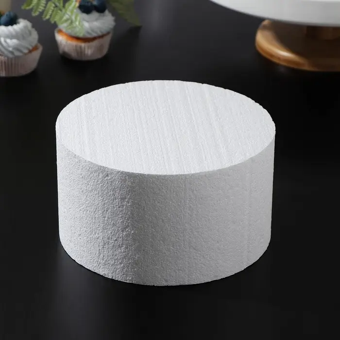 Фальшярус для торта круглый, d=18 см, h=10 см, белый Фальшярус для торта круглый, d=18 см, h=10 см, белый