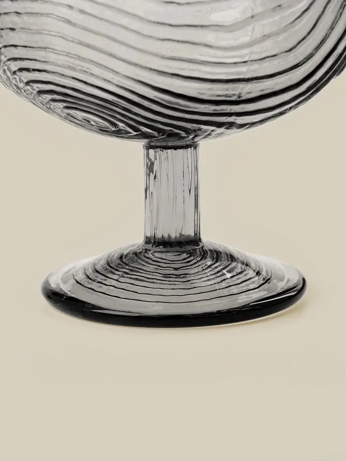 Креманка SL-Home &laquo;Барк&raquo;, 300 мл, h=10.5 см, стекло, серая