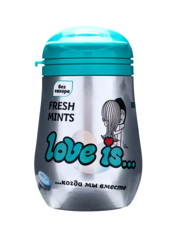 Конфеты освежающие Love is, со вкусом мяты, 45 г