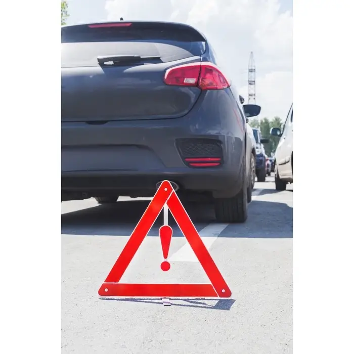 Знак аварийной остановки, 39 см, металл