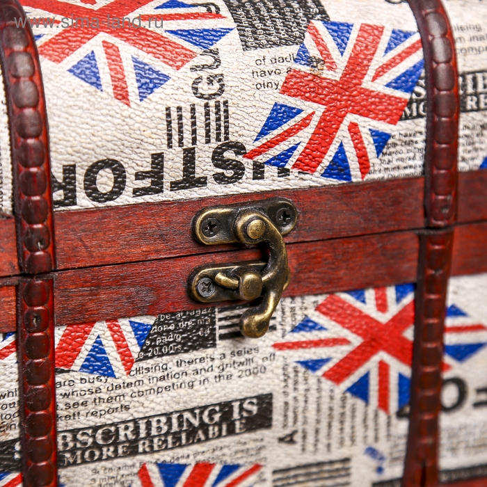 Шкатулка дерево сундучок  Шкатулка дерево сундучок "Лондон" 15х20х15 см