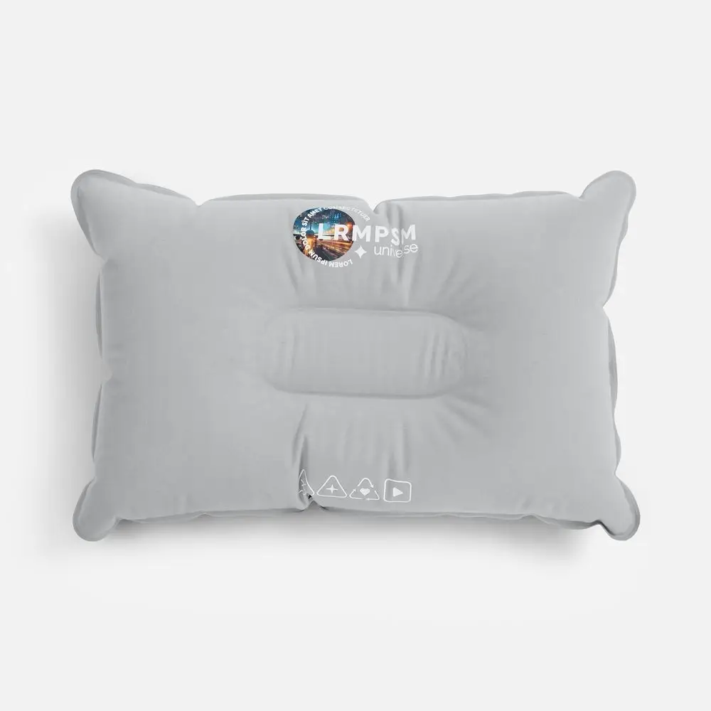Надувная подушка Pillowish, серая