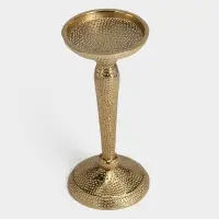 Подсвечник &laquo;Звездная пыль&raquo;, 10&times;10&times;23 см, алюминий