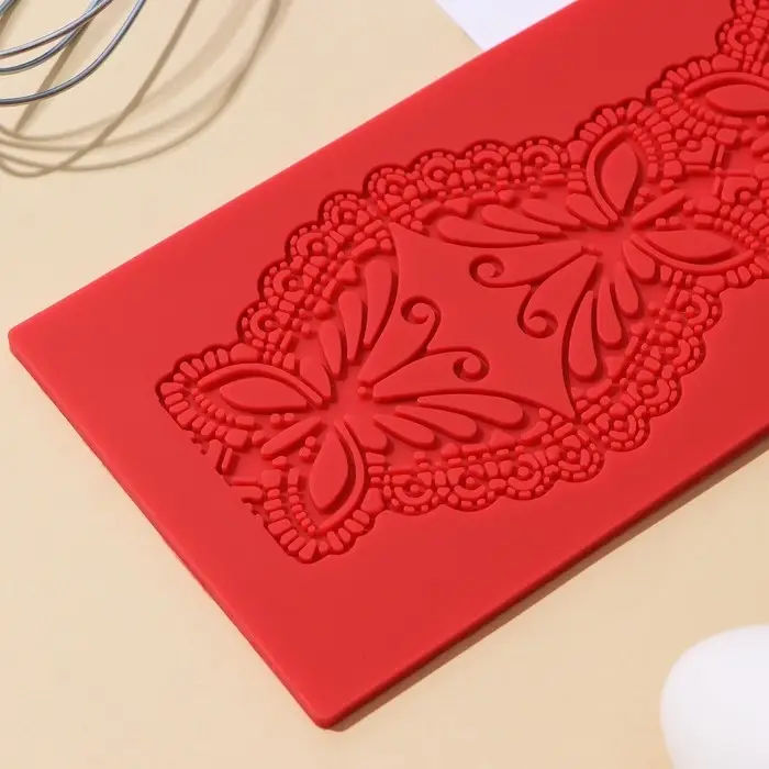 Коврик для айсинга Доляна «Бабочки», силикон, 39×10×0,5 см, цвет МИКС Коврик для айсинга Доляна «Бабочки», силикон, 39×10×0,5 см, цвет МИКС