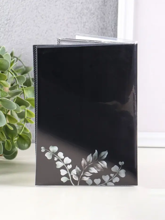 Фотоальбом "Вдохновение" 36ф 10X15см, ПП карм.,мягкая обложка, черные страницы