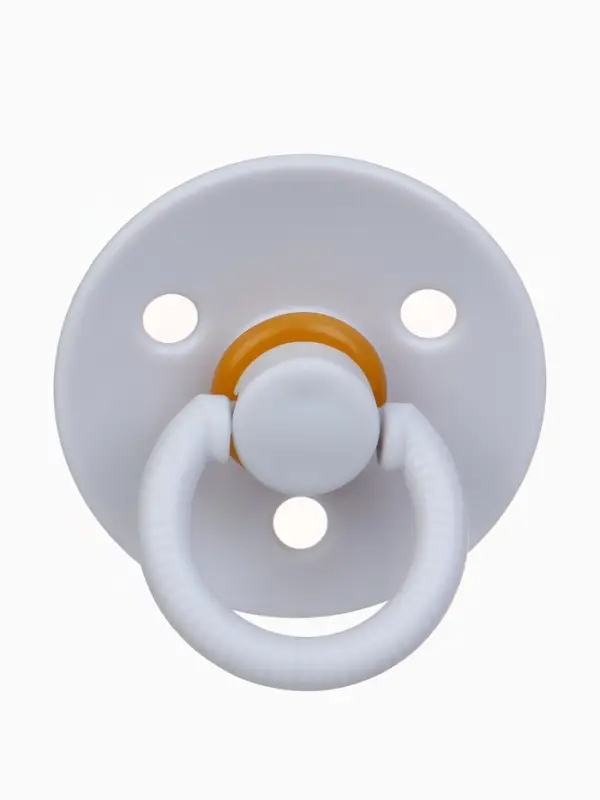 Соски-пустышки, от 0 мес., латекс, классические, в контейнере, набор из 2 шт., серо-синий/серый, M&B