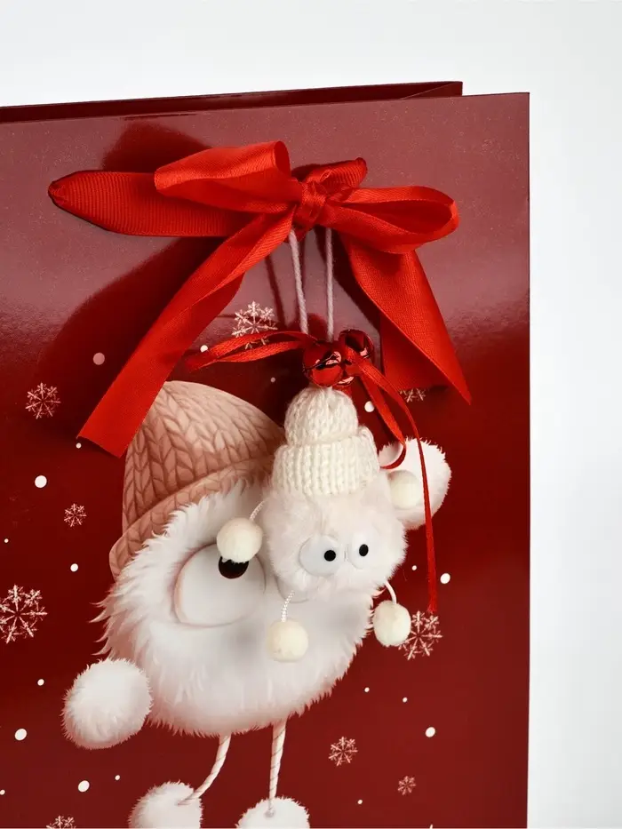 Пакет подарочный «Новогодний сюрприз», с заколками, 25,5 × 9 × 30 см Пакет подарочный «Новогодний сюрприз», с заколками, 25,5 × 9 × 30 см