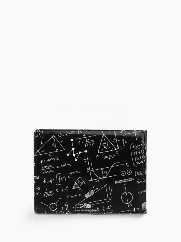 Обложка для студенческого билета &laquo;Гусь&raquo;, чёрная