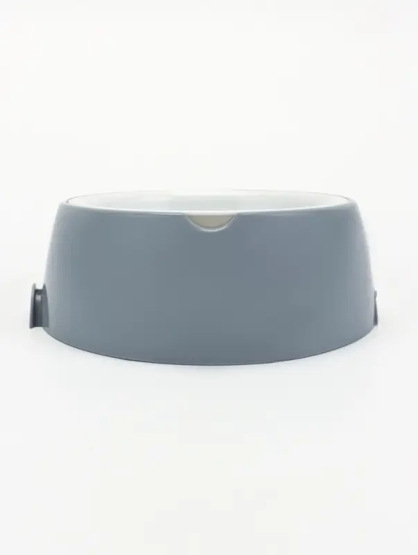 Лего-миска для животных ALTA, 300 мл, с наклоном, пластик, серая