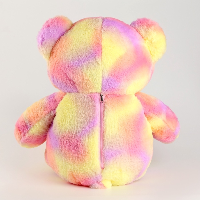 Мягкая игрушка «Мишка», с паетками, 80 см, цвет жёлтый