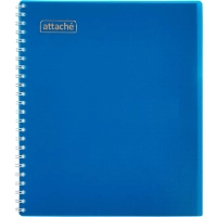 Тетрадь общая Attache 48л клетка А5, спираль, обложка Plastic