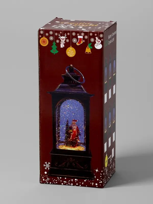 Фигура светодиодная фонарь  Фигура светодиодная фонарь "Снеговик", 21х8,5х8,5 см, AAAx3, Т/БЕЛЫЙ