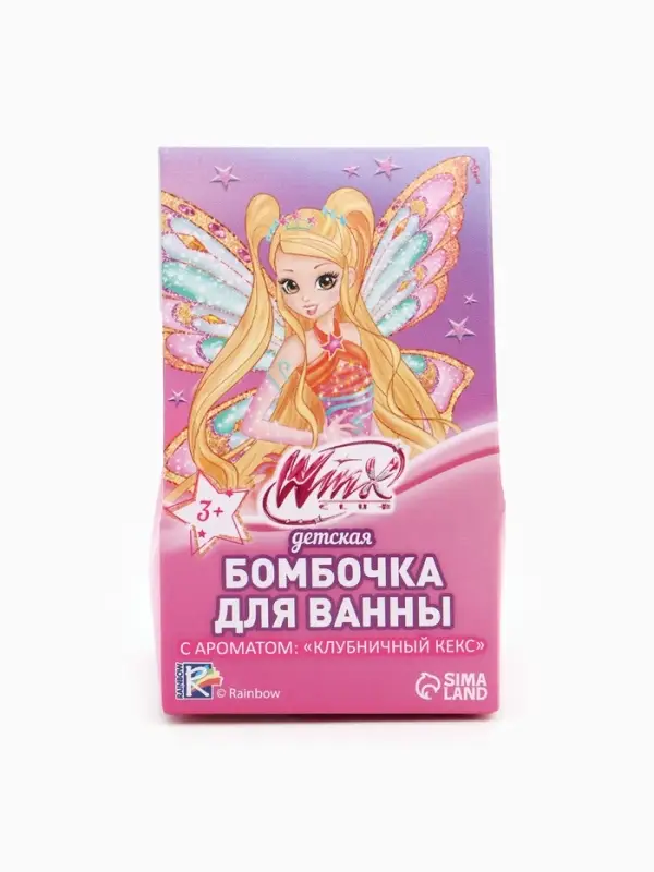 Бомбочка для ванны 40г в коробке, детская, Винкс