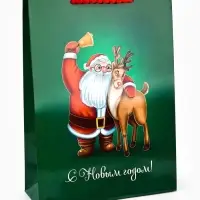 Пакет подарочный «Новогодний», с очками, 31 × 11 × 40 см Пакет подарочный «Новогодний», с очками, 31 × 11 × 40 см