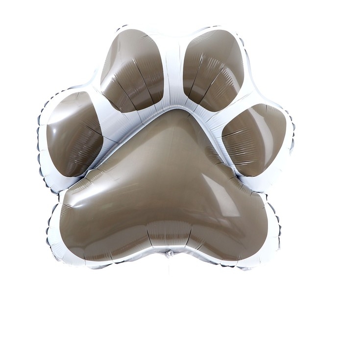 Шар фольгированный 24" &laquo;Лапка серая&raquo;, фигура