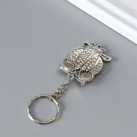 Брелок для ключей на кольце &laquo;Филин от сглаза&raquo;, металл, 4.5&times;2.7 см