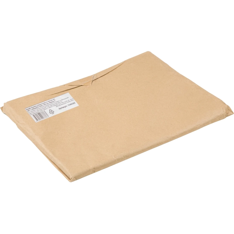 Крафт-бумага оберточная в листах А3, 297 х 420мм(78 г/м2), 100 лст,Марка А