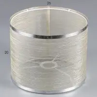 Абажур E27 серый 25х25х20см