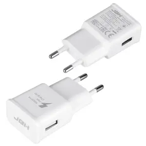 Переходник сетевого зарядного устройства на USB 2A JBH белый