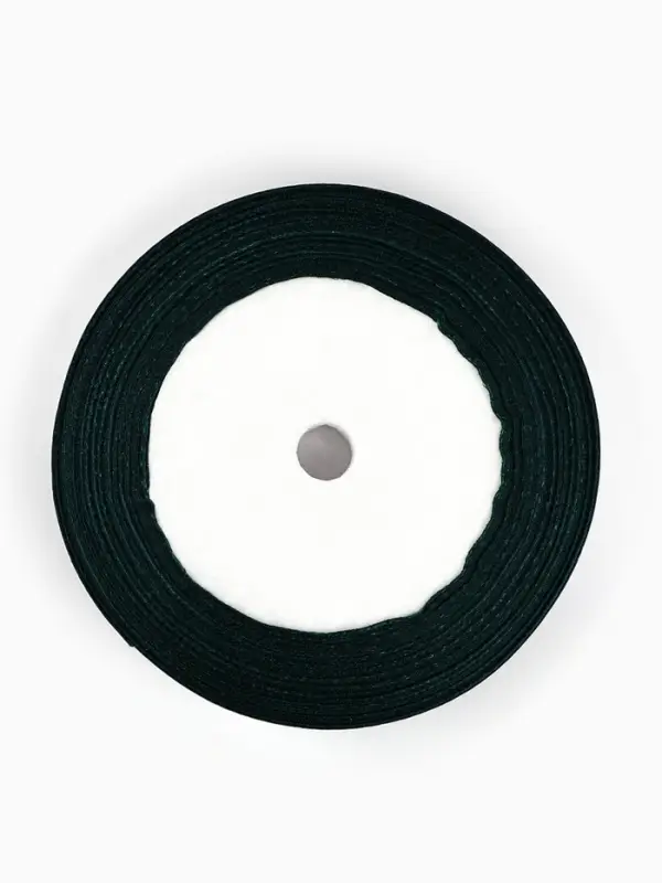 Лента атласная &laquo;С Новым годом&raquo;, 15 мм, 23&plusmn;1 м, зелёная