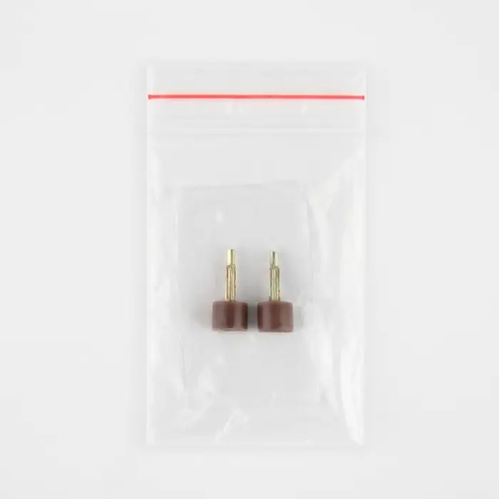 Набойки для каблуков, 8×8×6 мм, 2 шт., коричневые