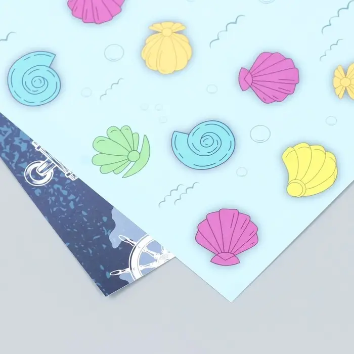 Двусторонняя бумага для скрапбукинга «Арт Узор. Море зовёт», 180 г/м², 30.5×32 см