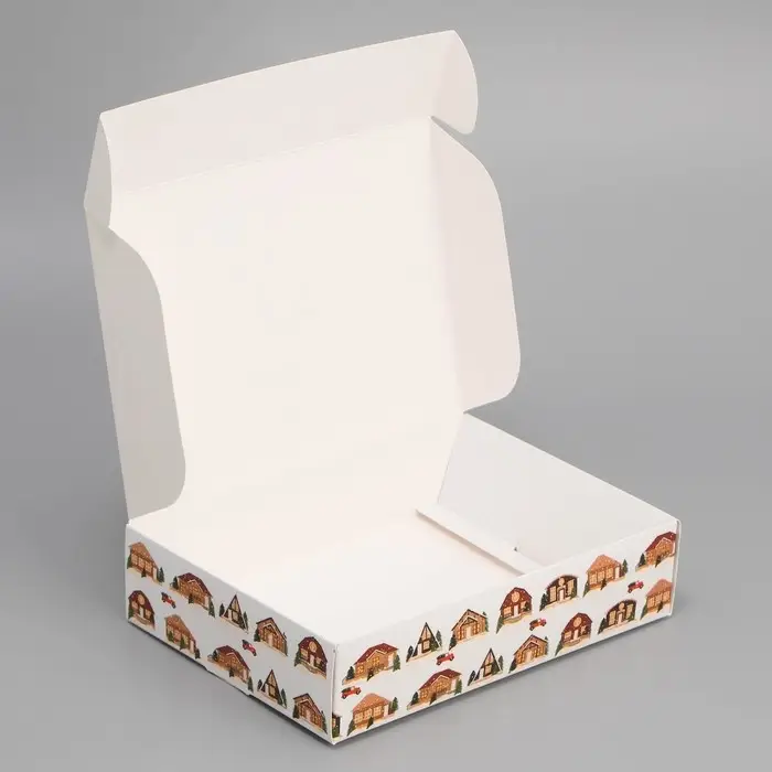Коробка подарочная новогодняя складная «Уют в новом году», 21 х 15 х 5 см Коробка подарочная новогодняя складная «Уют в новом году», 21 х 15 х 5 см