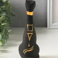 Фигурка керамика &laquo;Кот Египетский&raquo;, 15 см, чёрный