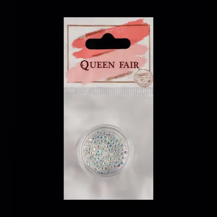 Стразы для декора, 2 мм, голографические