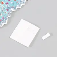 Бабочки картон "Цветочки. Ситец" набор 12 шт h=4-10 см