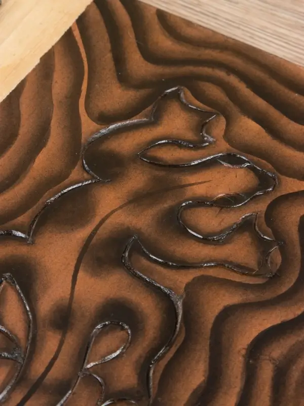 Фотоальбом "Ящерица" 10 листов, 23х27х2 см, цв. коричневый