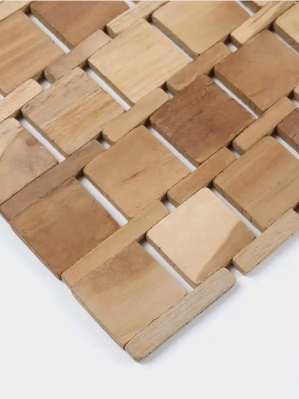 Коврик из тикового дерева, 40&times;30&times;0.7 см