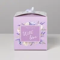 Коробка подарочная складная, упаковка, «With love», 12 х 12 х 12 см