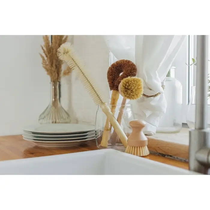 Ёршик для посуды с деревянной ручкой Доляна, 37&times;7 см