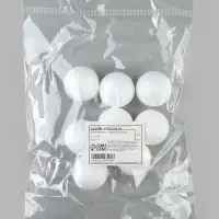 Шары из пенопласта 8 шт., размер 2.5 см