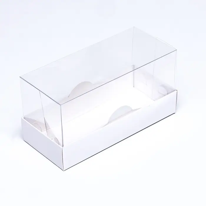 Кондитерская упаковка под рулет белая, 18&times;8&times;9 см
