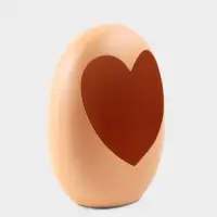 Подсвечник в форме сердца текстурный &laquo;Песок&raquo;, 16.5&times;8.5&times;22 &plusmn; 1 см