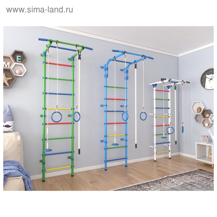 Детский спортивный комплекс Start 2, цвет голубой/радуга Детский спортивный комплекс Start 2, цвет голубой/радуга