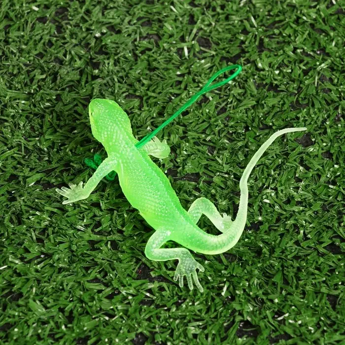 Светящаяся декоративная подвеска  Светящаяся декоративная подвеска "Ящерица", 10 × 4.5 см