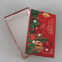 Коробка новогодняя подарочная &laquo;Елочные игрушки&raquo;, 32.5&times;20&times;12.5 см